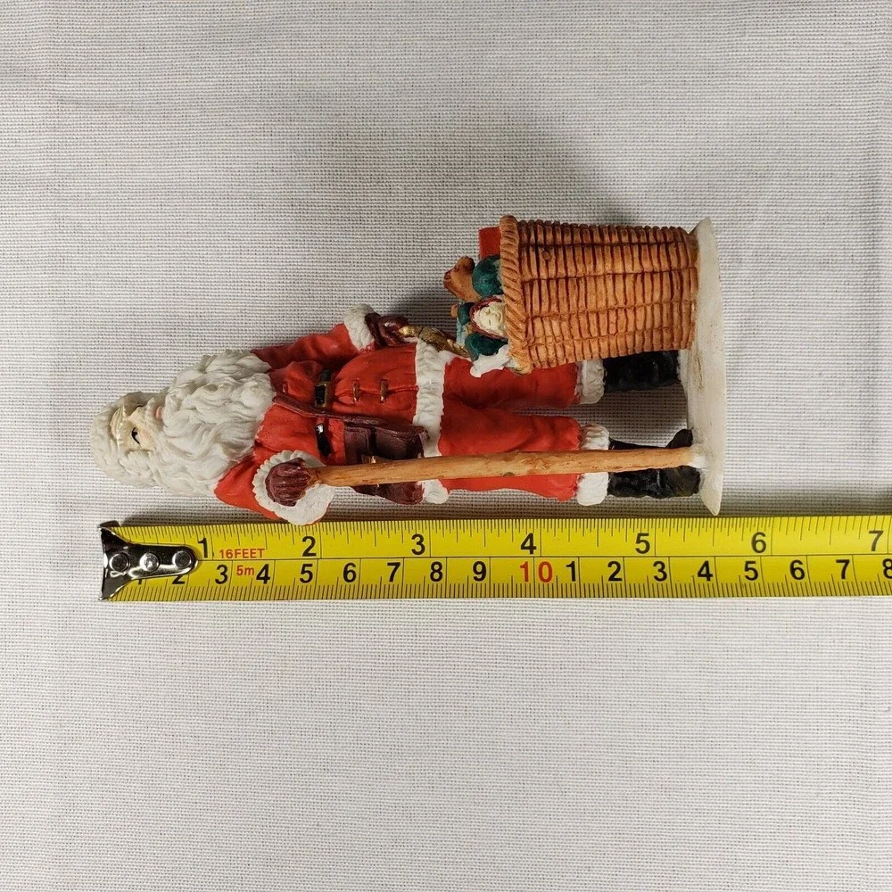 Vintage Christmas‎ Mornin' Santa Claus Figurine Made In Taiwan 5.5
